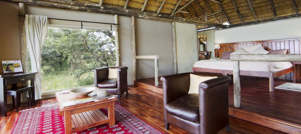 Bedroom & Lounge Lagoon Camp, Linyati Wetlands, Botswana - Image 7