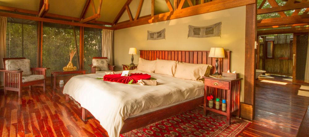 Bedroom at Lebala Camp, Linyati Wetlands, Botswana - Image 1