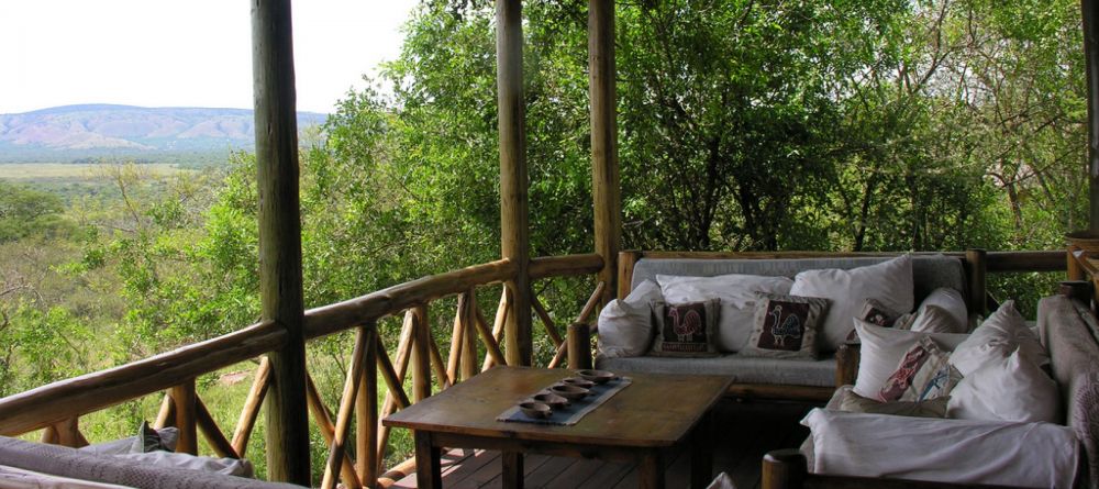The open-air lounge at Mantana Lake Mburo Camp, Lake Mburo National Park, Uganda - Image 5