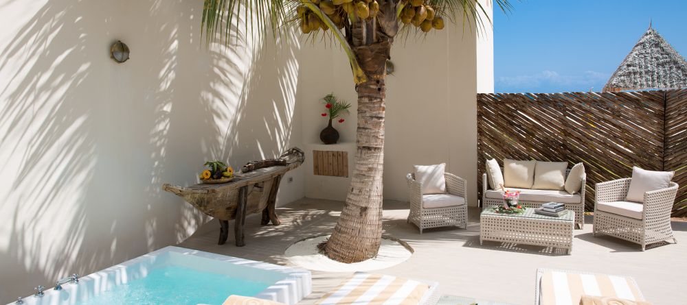 The Luxury Villa private plunge pool and lounge area at Gold Zanzibar Beach House & Spa, Zanzibar, Tanzania  - Image 12