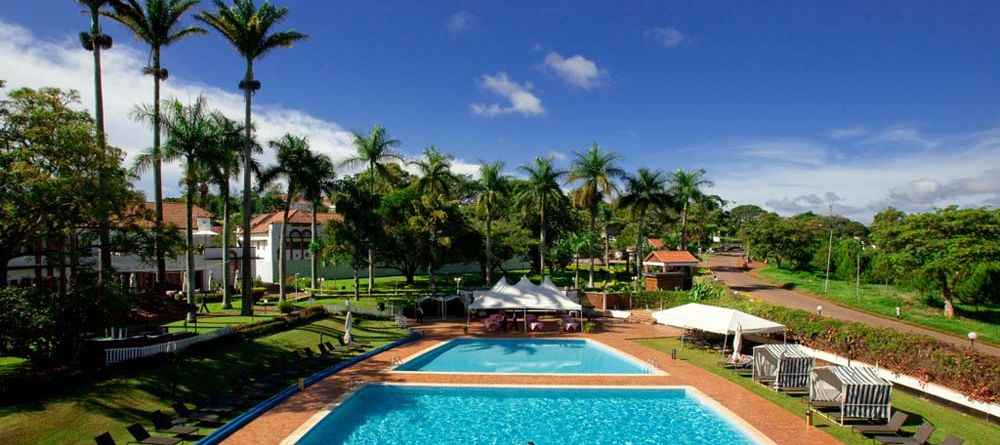Pool view at Lake Victoria Hotel, Entebbe, Uganda - Image 3