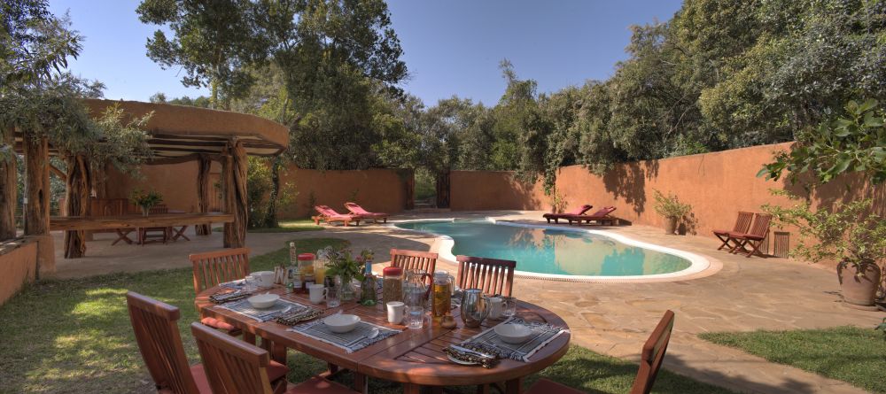 A secluded pool offers a relaxing place to soak up the sun at Mara House, Masai Mara National Reserve, Kenya (photo by Stevie Mann) - Image 5