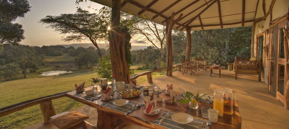 Watch the sunset over the water hole from the spacious front veranda at Mara House, Masai Mara National Reserve, Kenya (photo by Stevie Mann) - Image 4
