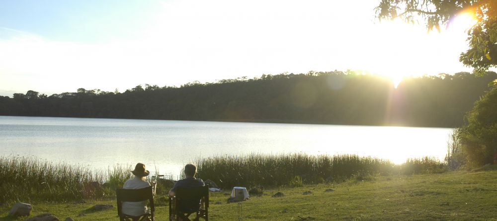 Watching the sunset at Serena Mountain Village, Arusha, Tanzania - Image 2