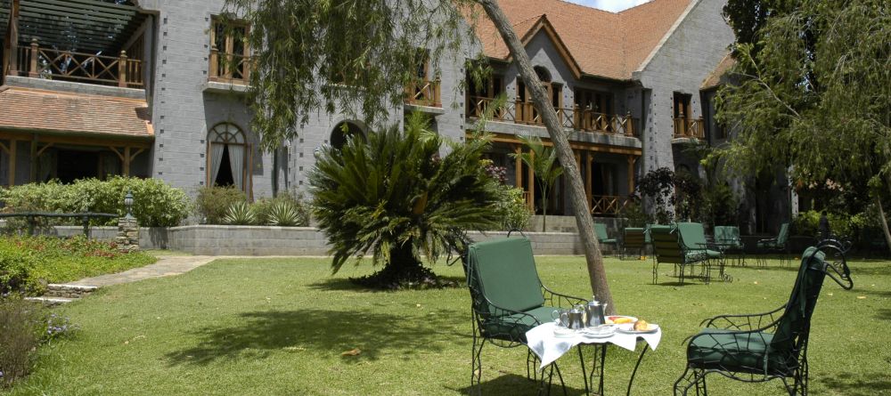 Outdoor seating at Serena Mountain Village, Arusha, Tanzania - Image 4