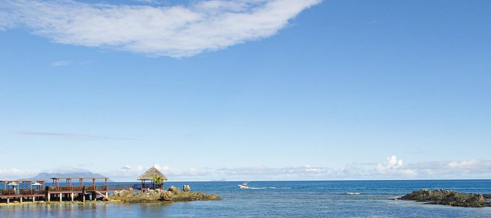 View of the ocean from the hotel at Le Meridien Fishermans Cove, Mahe, Seychelles - Image 10