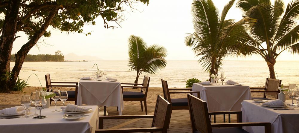 Outdoor dining area at Le Meridien Barbarons, Mahe, Seychelles - Image 5