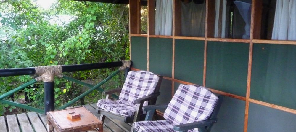 Private deck at Nile Safari Lodge, Murchison National Park, Uganda (Mango Staff photo) - Image 4