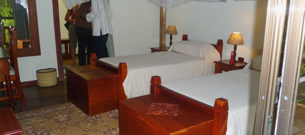 Bedroom at Engagi Lodge, Bwindi Impenetrable Forest, Uganda (Mango Staff photo) - Image 12