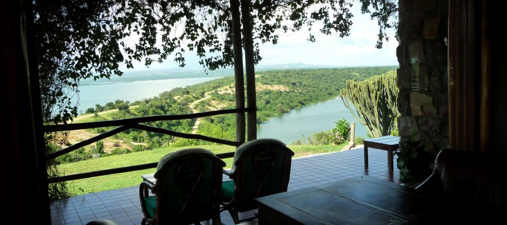 Veranda relaxation with a stunning view at Mweya Safari Lodge, Queen Elizabeth National Park, Uganda (Mango Staff photo) - Image 4