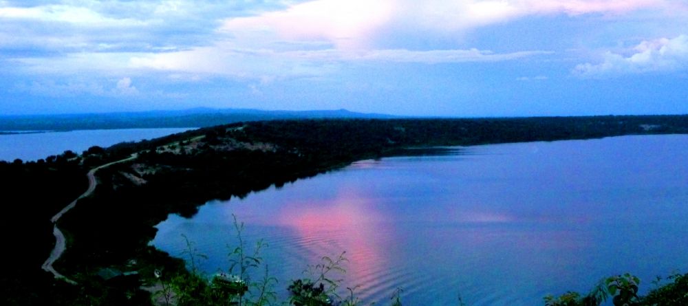 Sunset reflecting on the lake at Mweya Safari Lodge, Queen Elizabeth National Park, Uganda (Mango Staff photo) - Image 8
