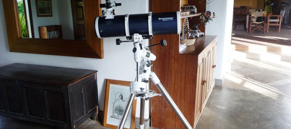 Telescope for star gazing at Ndali Lodge, Kibale Forest National Park, Uganda (Mango Staff photo) - Image 17
