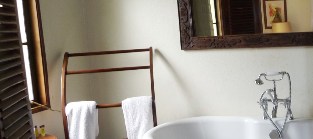 Bathroom at Ndali Lodge, Kibale Forest National Park, Uganda (Mango Staff photo) - Image 12