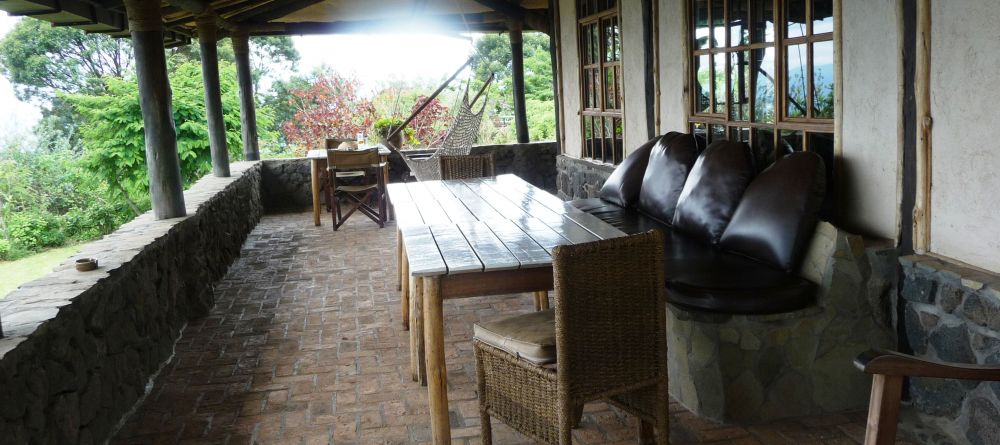 Patio at Virunga Lodge, Volcanoes National Park, Uganda (Mango Staff photo) - Image 7