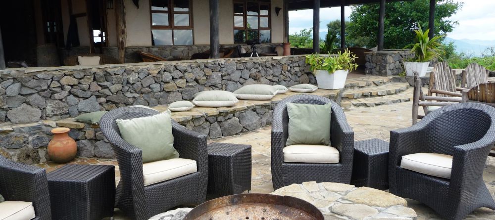 Campfire patio at Virunga Lodge, Volcanoes National Park, Uganda (Mango Staff photo) - Image 16