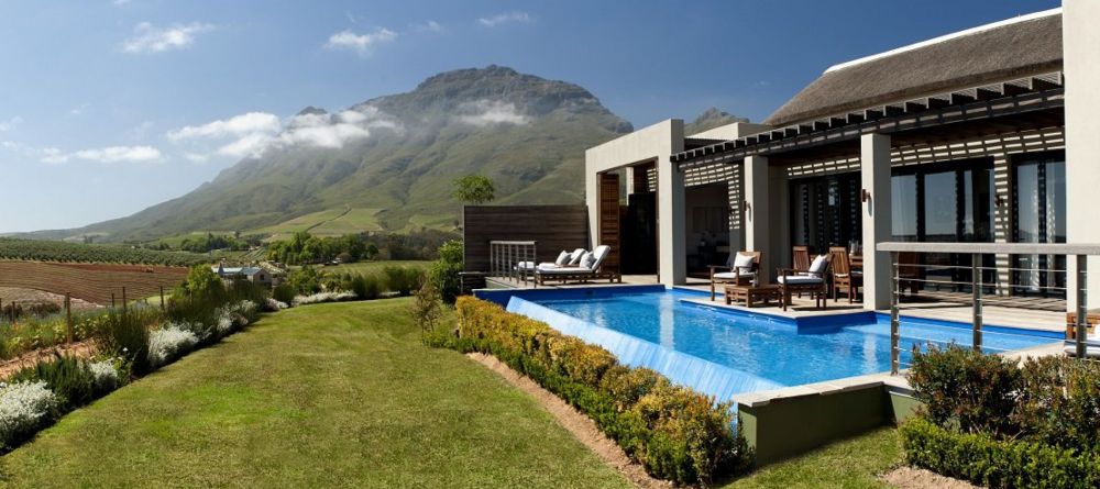 The main lodge amid its striking setting at Delaire Graff, Stellenbosch, South Africa - Image 15