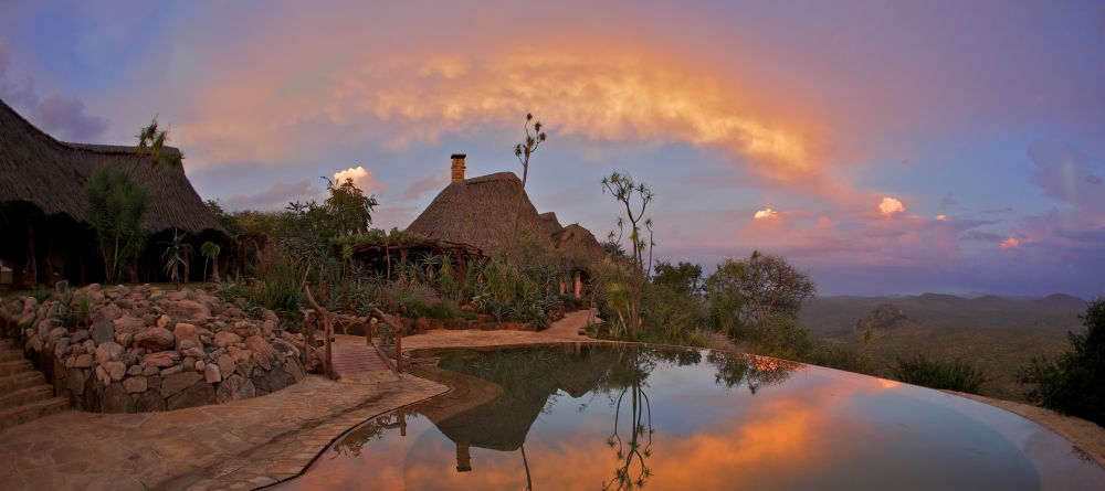 Pool at sunset at Ol Malo, Laikipia, Kenya - Image 8