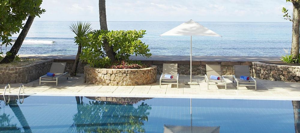 Pool overlooking the ocean at Le Meridien Barbarons, Mahe, Seychelles - Image 10