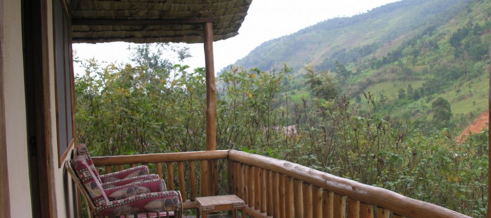 A private balcony at Engagi Lodge, Bwindi Impenetrable Forest, Uganda - Image 10
