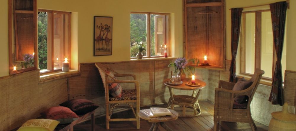 Private lounge at Mount Gahinga Lodge, Mgahinga National Park, Uganda - Image 14