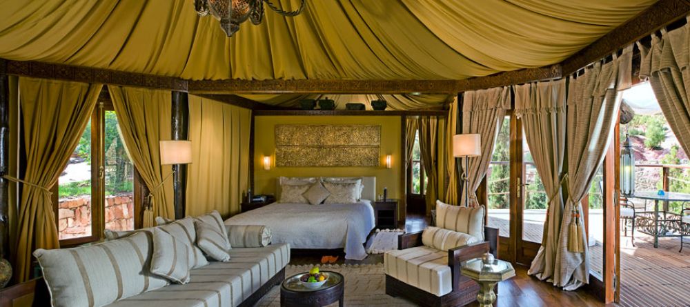 Suite interior at Kasbah Tamadot, Atlas Mountains, Morocco - Image 15