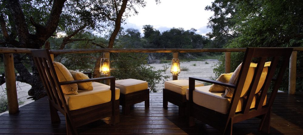 Rhino Post Safari Lodge - Bedroom Deck - Image 11