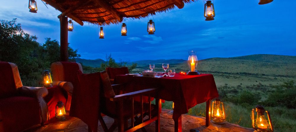 Romantic view of the serengeti for dinner at Kleins Camp, Serengeti National Park, Tanzania Â© AndBeyond - Image 2