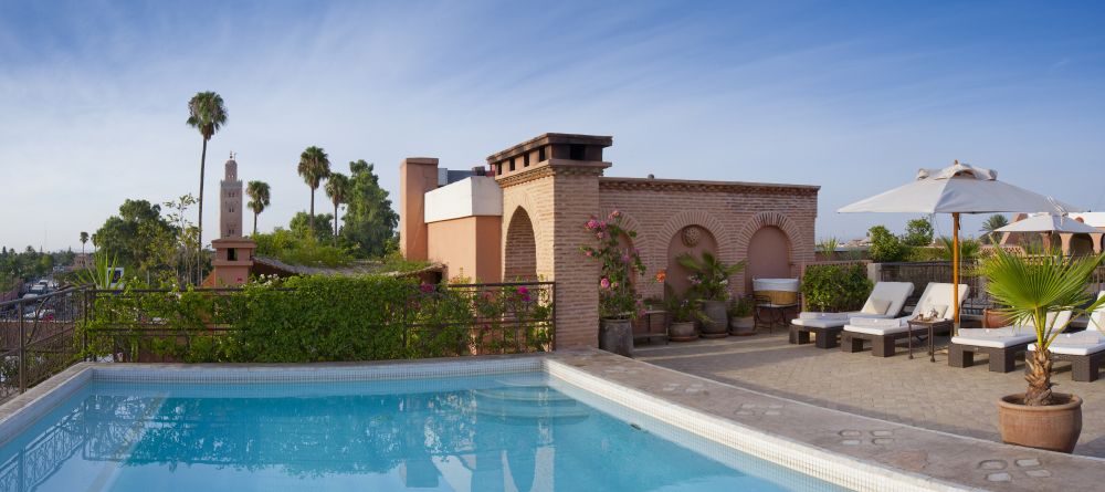 Rooftop pool- Villa des Orangers, Marrakech, Morocco - Image 3
