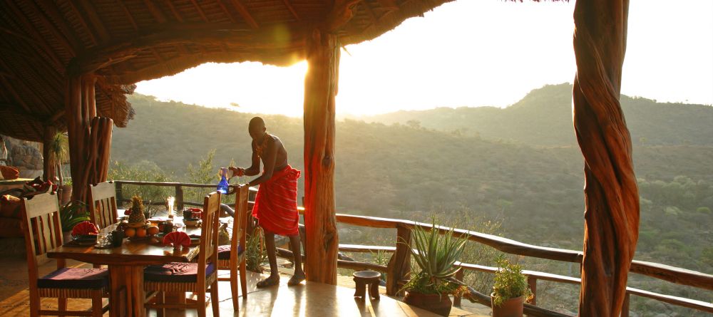 Dining at sunset at Sabuk Lodge, Laikipia, Kenya - Image 11
