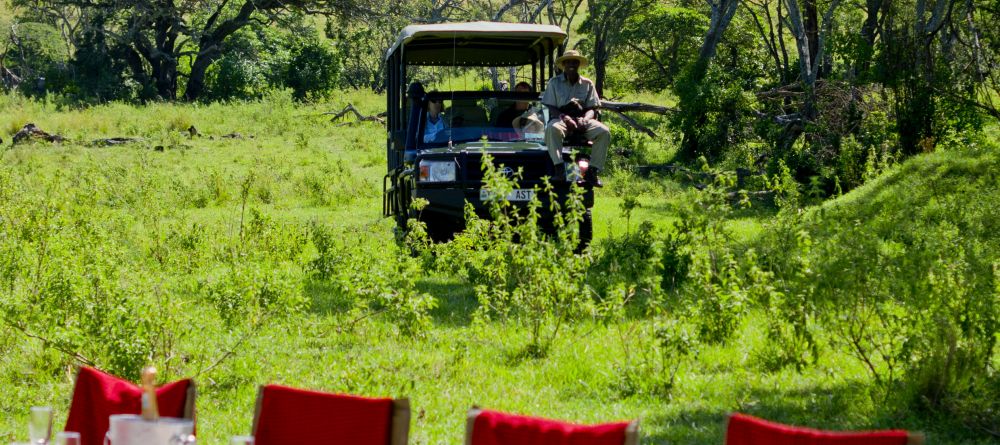 Safari meal on the Serengeti at Kleins Camp, Serengeti National Park, Tanzania Â© AndBeyond - Image 3