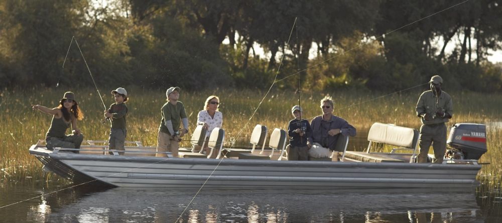 Fishing on the delta at Seba Camp, Okavango Delta, Botswana (Wilderness Safaris) - Image 8