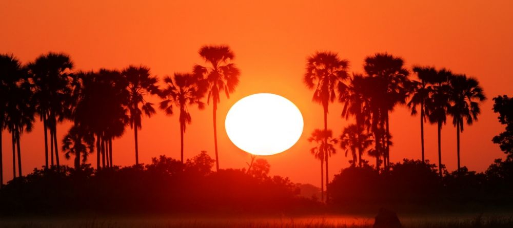 Sunset over the delta at Selinda Camp, Linyati Wetlands, Botswana (Mike Myers) - Image 4