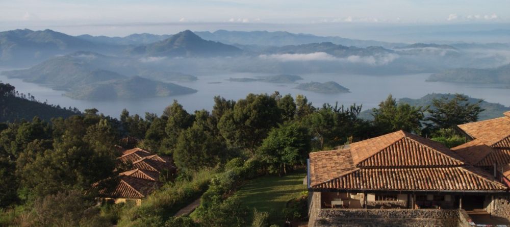Setting with roof at Virunga Lodge, Volcanoes National Park, Uganda - Image 33