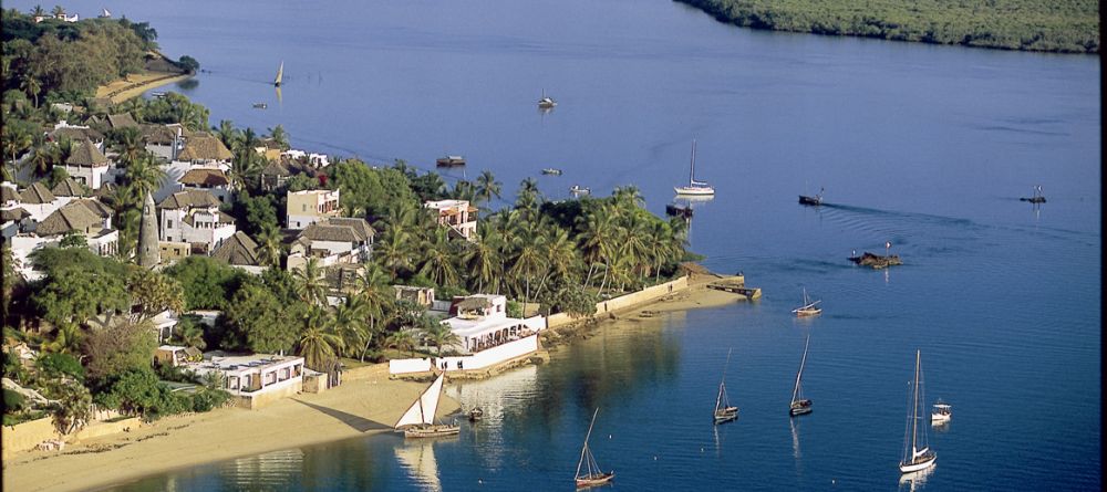 Aerial shot of Peponi Hotel, Lamu Island, Kenya - Image 8