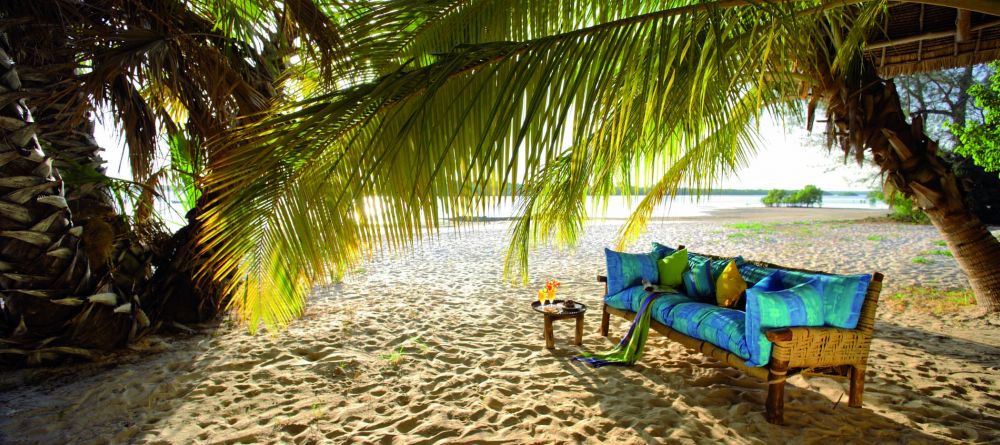 Sofa on the beach at Funzi Keys, Funzi Island, Kenya - Image 7
