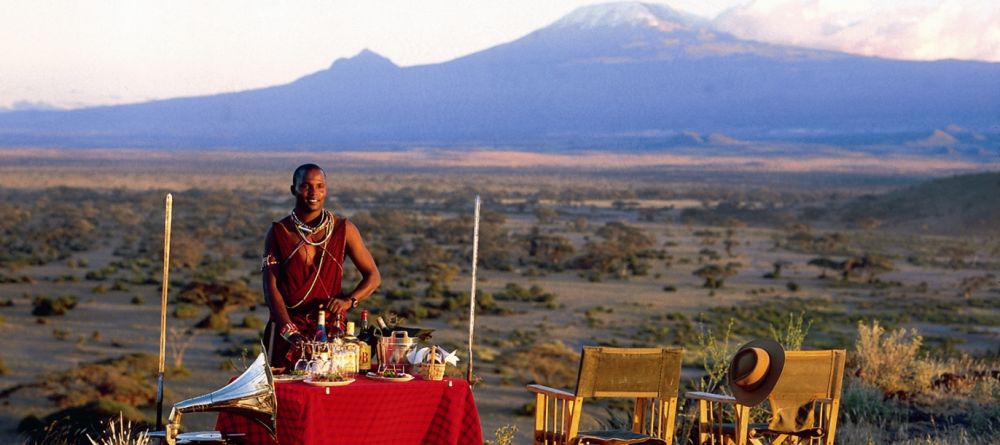 Sundowners in front of Mt Kilimanjaro- Tortilis Camp, Amboseli National Reserve, Kenya - Image 19