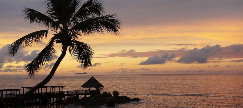 A beautiful sunset over the ocean at Le Meridien Fishermans Cove, Mahe, Seychelles - Image 11