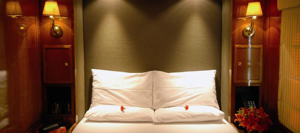 A guestroom on The Blue Train, Pretoria, South Africa - Image 1