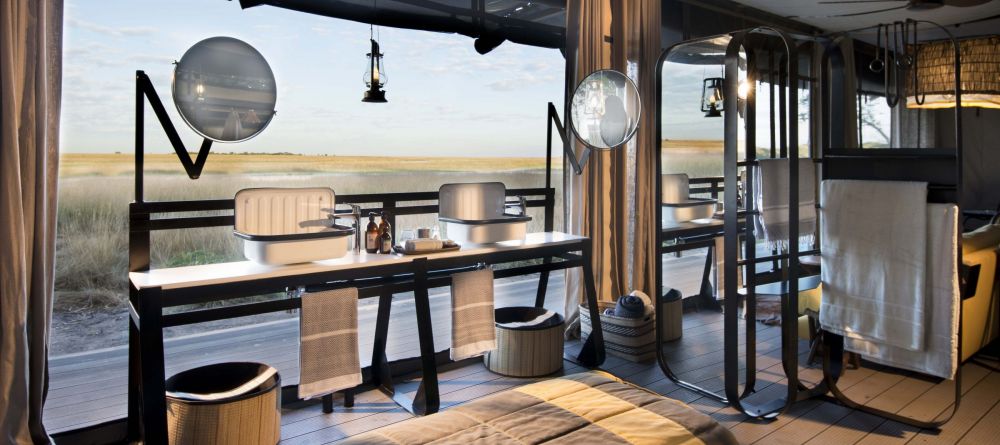 King Lewanika Camp - inside tent - Image 2