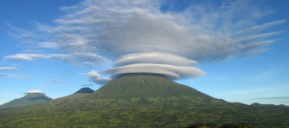 Stunning clouds on the volcano at Virunga Lodge, Volcanoes National Park, Uganda - Image 12