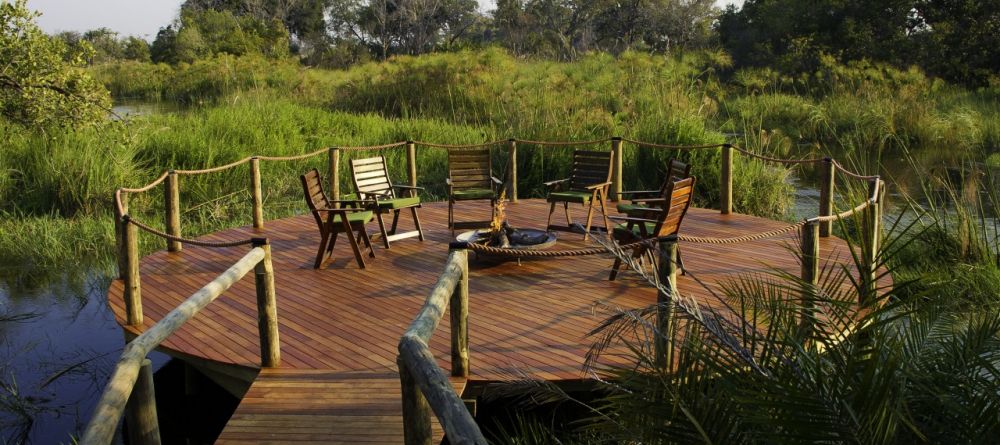 Campfire deck at Xigera Camp, Moremi Game Reserve, Botswana (Dana Allen) - Image 5