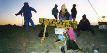 Teresa made it to the top of Mt. Kilimanjaro