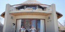 The chalets at Okaukuejo Rest Camp, Etosha National Park, Namibia