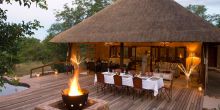 Dine al fresco at Little Garonga, Kruger National Park, South Africa