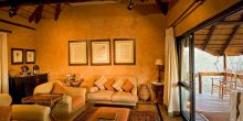 The main indoor lounge at Little Garonga, Kruger National Park, South Africa