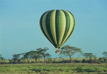 Hot air balloon rides at Serena Serengeti Safari Lodge, Serengeti National Park, Tanzania