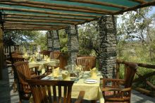 Mbuzi Mawe Tented Camp Dinning Tent Terrace