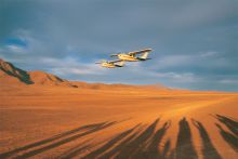 Scenic flights at Wolwedans Dune Camp, NamibRand Nature Reserve, Namibia