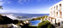 Overlooking the pool, exterior and amazing view at Plettenberg Hotel, Plettenberg, South Africa