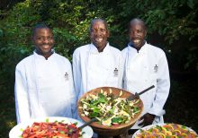 Kapani Chef Team at Kapani Lodge, South Luangwa National Park, Zambia